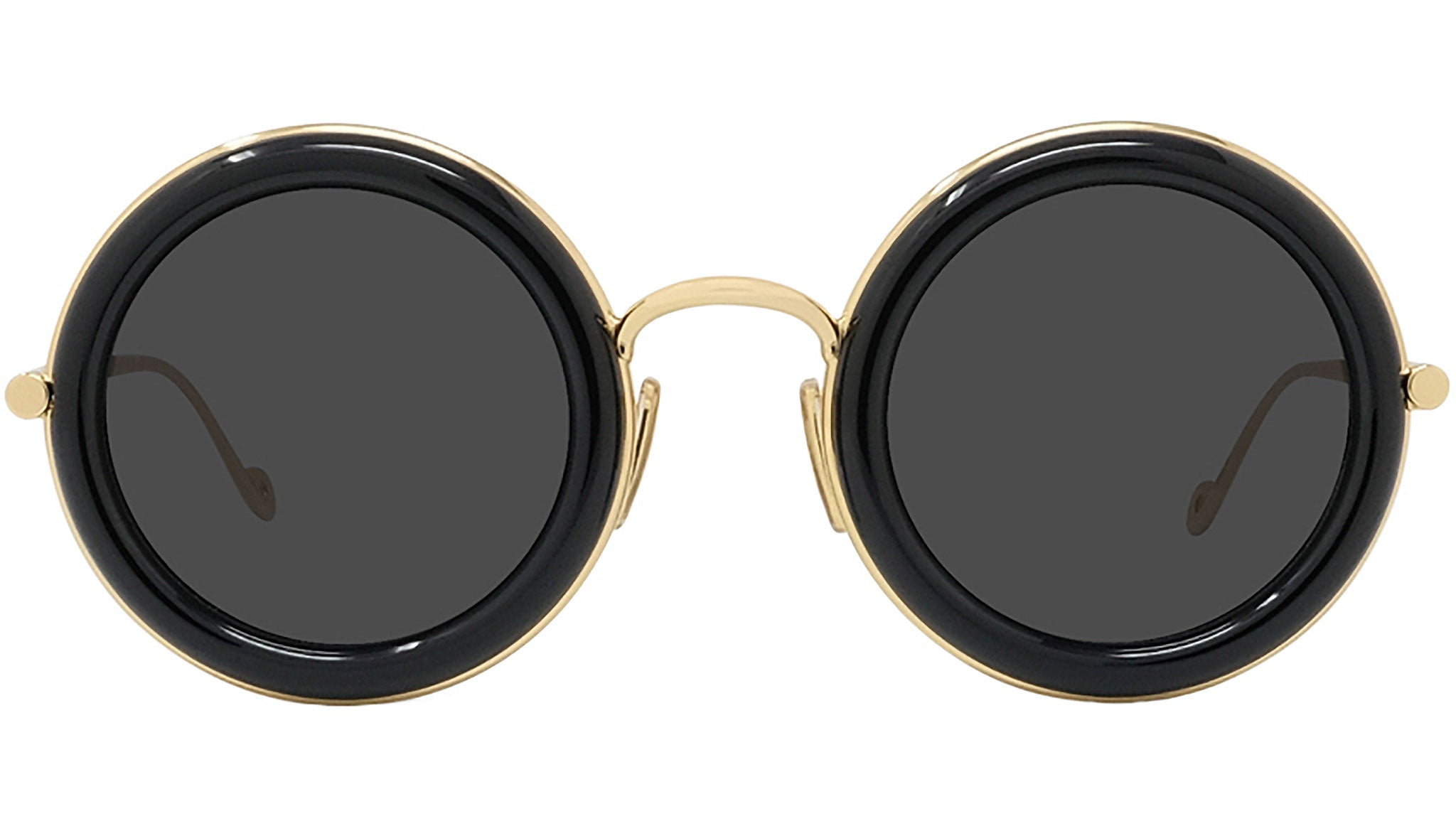 Refined LW40094U 01A Black Round Sunglasses