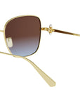 DiorTribales S1U Gold Square Sunglasses