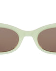 Dior Oblique B1I Green Oval Sunglasses