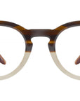 Oxford Brown Round Eyeglasses