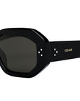 CELINE 3 Dots Black Geometric Sunglasses