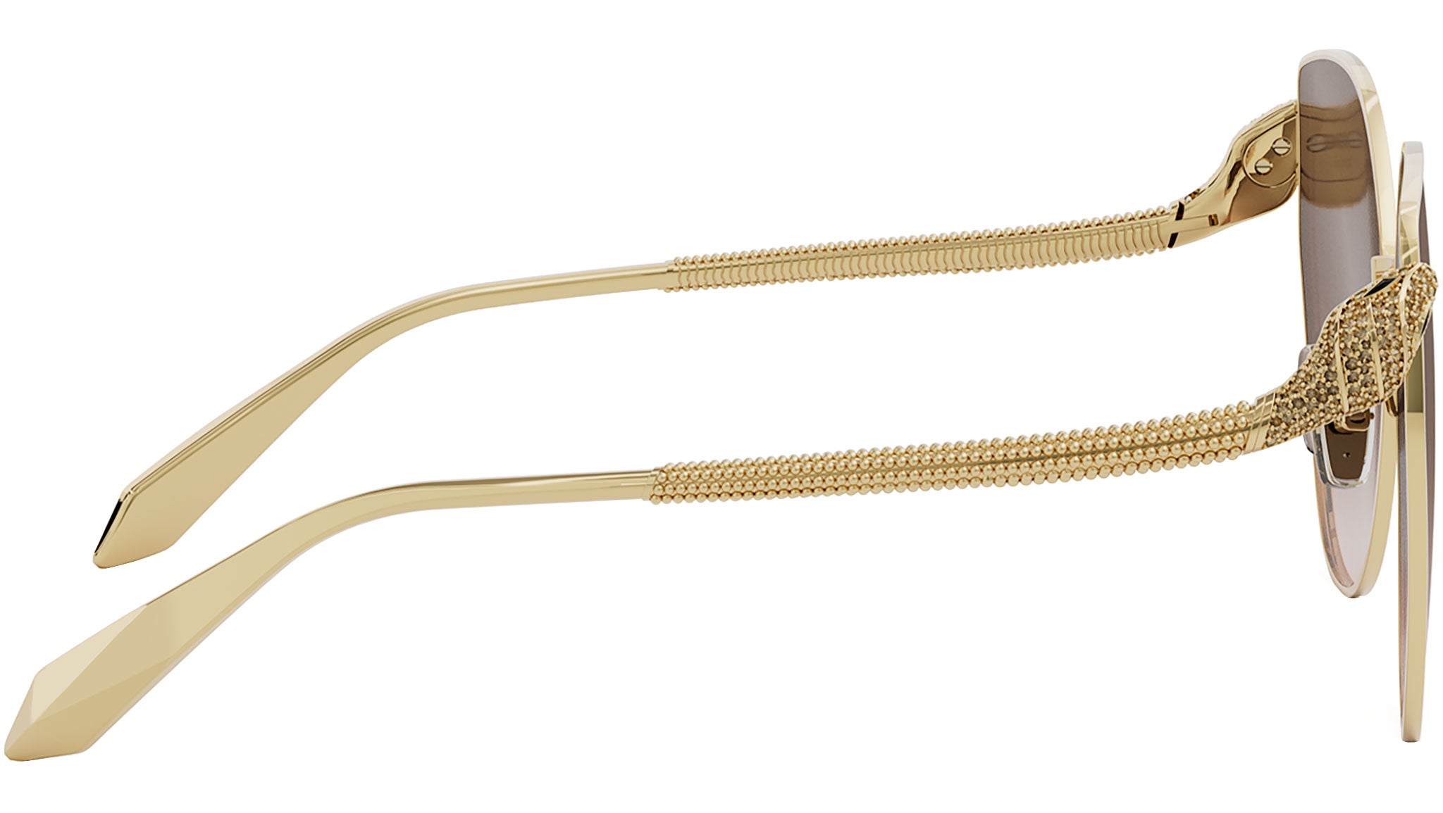 Serpenti Yellow Butterfly Sunglasses