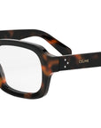 3 Dots Tortoise Geometric Eyeglasses