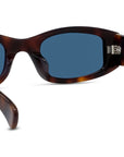 Boke Flower Havana Rectangular Sunglasses