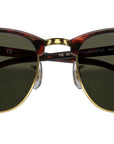 Clubmaster RB3016F W0366 mock tortoise on arista
