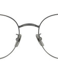 Titanium Ruthenium Geometric Eyeglasses