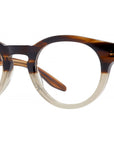 Oxford Brown Round Eyeglasses