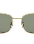 Triomphe Yellow Rectangular Sunglasses