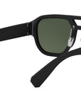 Aluminium Black Pilot Sunglasses