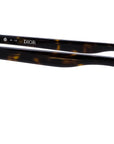 DiorBlackSuitO SI Havana Rectangular Eyeglasses