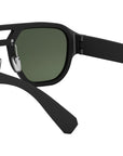 Aluminium Black Pilot Sunglasses