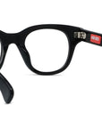 Boke Flower Black Square Eyeglasses