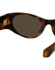 Signature Havana Cat Eye Sunglasses