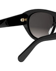 DiorGlow A1I Black Pilot Sunglasses
