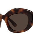 Curvy Tortoise Cat Eye Sunglasses