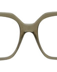 Slim Green Square Eyeglasses