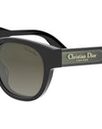 Christian Dior Label R1I Black Round Sunglasses
