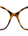 Curvy Tortoise Geometric Eyeglasses