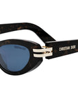 CDior B1U Havana Cat Eye Sunglasses