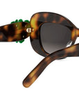 Dior Clover S3I Havana Butterfly Sunglasses