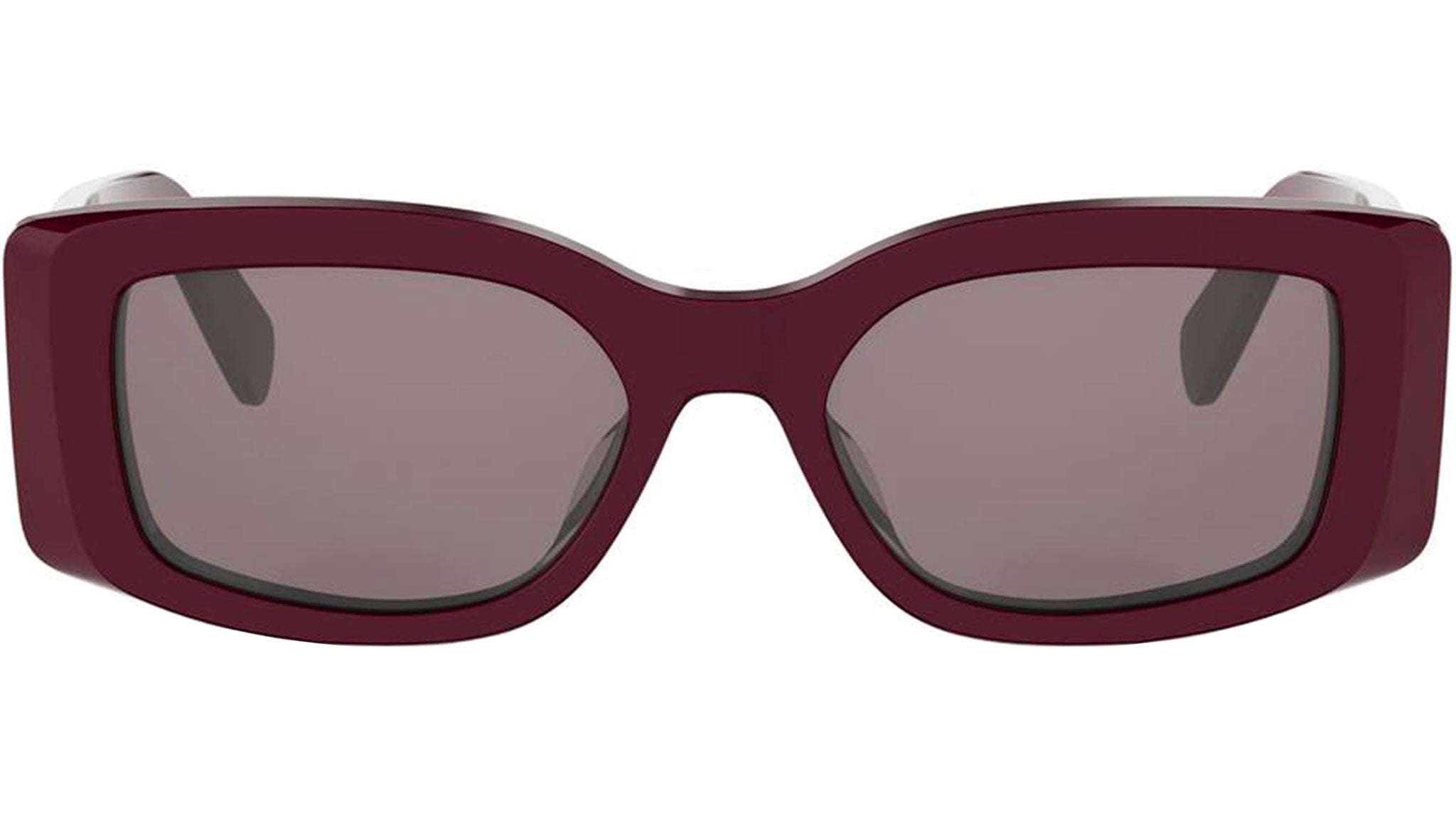 Maxi Triomphe Red Rectangular Sunglasses