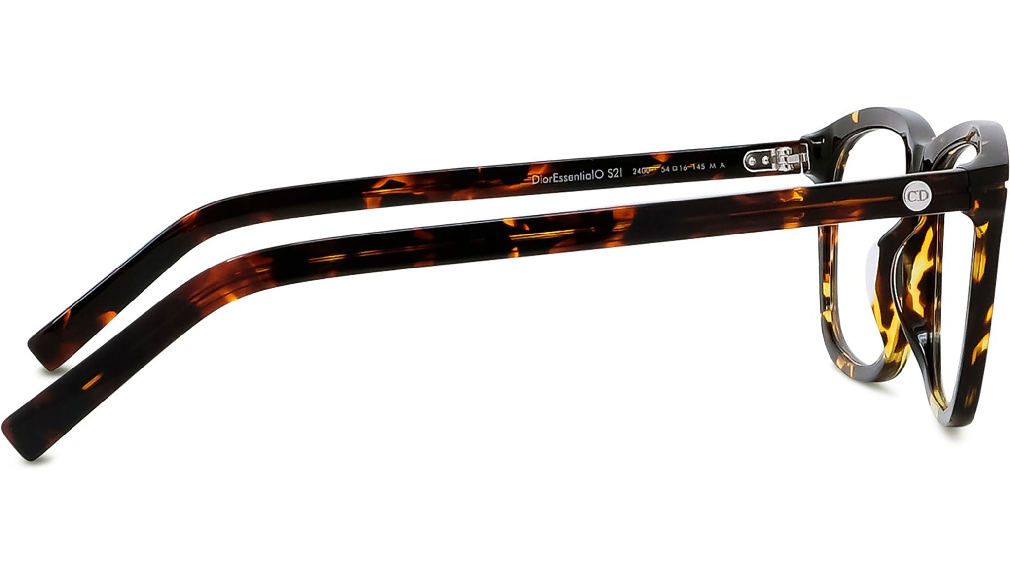 DiorEssentialO S2I Havana Square Eyeglasses