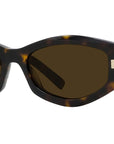 GV Day Dark Havana Geometric Sunglasses