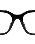 Boke Flower Black Rectangular Eyeglasses