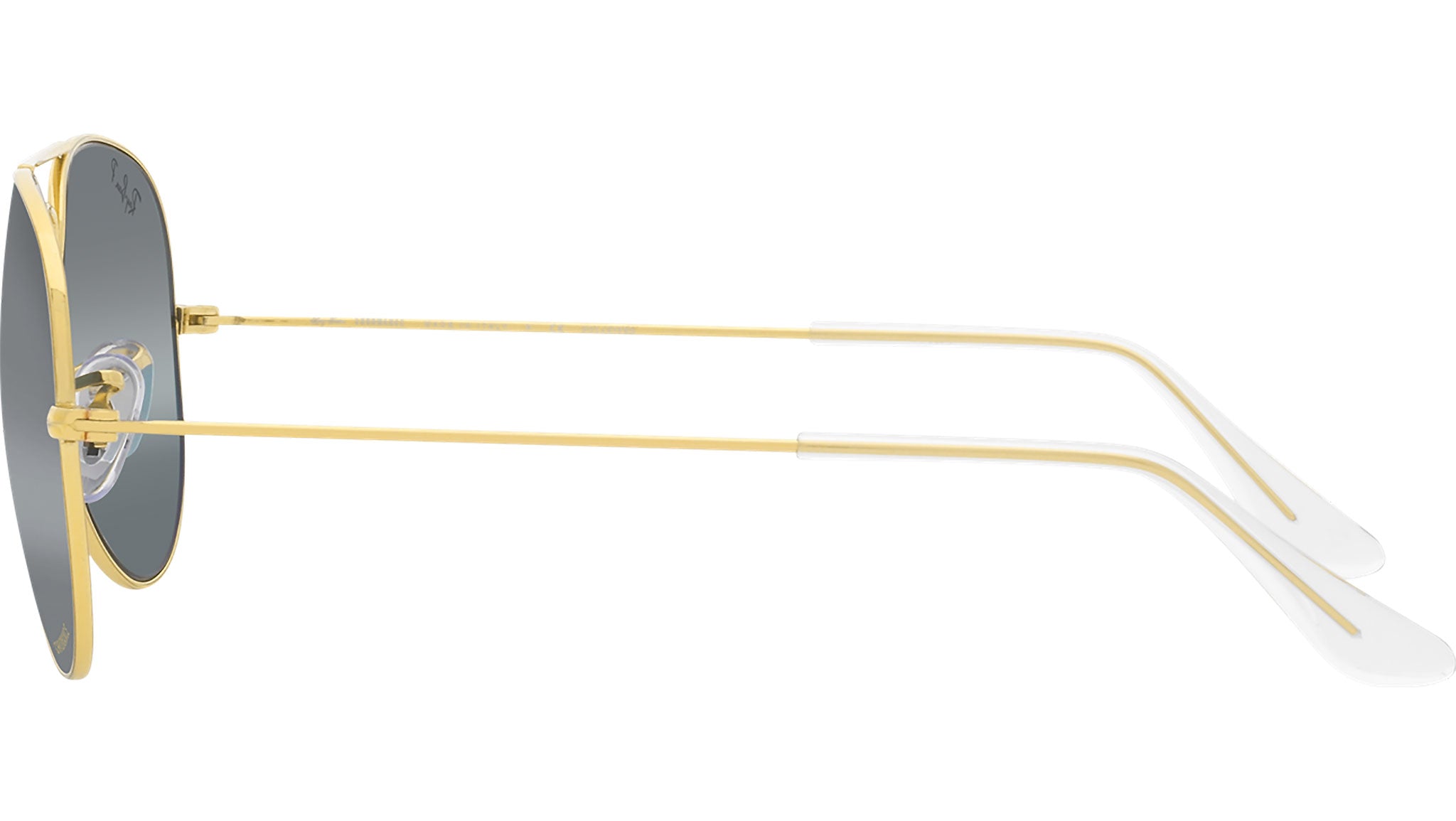 Aviator Chromance RB3025 9196G6 Gold Blue