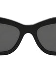 Bvlgari Roma Black Geometric Sunglasses