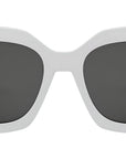 VeryDior S1I White Geometric Sunglasses