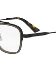 NeoDiorO S6F Black Geometric Eyeglasses