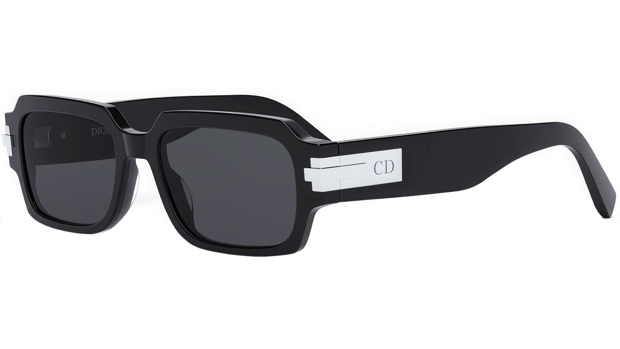 DiorBlackSuit XL S1I Black Rectangular Sunglasses