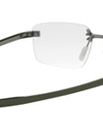 Flex Silver Rectangular Eyeglasses