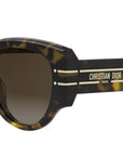DiorSignature R2I Shiny Havana Butterfly Sunglasses