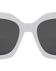 VeryDior S1I White Geometric Sunglasses