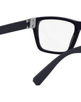 Aluminium Blue Rectangular Eyeglasses