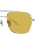 GV Speed Yellow Geometric Sunglasses