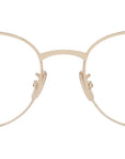 Slim Gold Round Sunglasses