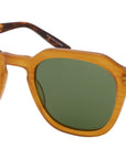 Tucker Orange Geometric Sunglasses