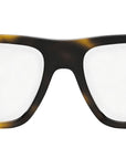 Fendi Diagonal Havana Pilot Eyeglasses