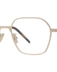 GV One Gold Geometric Eyeglasses