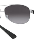 RB3386 silver metal grey