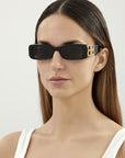 Dynasty Rectangle BB0096S 001 shiny black