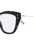 MissDiorO B3I Havana Butterfly Eyeglasses