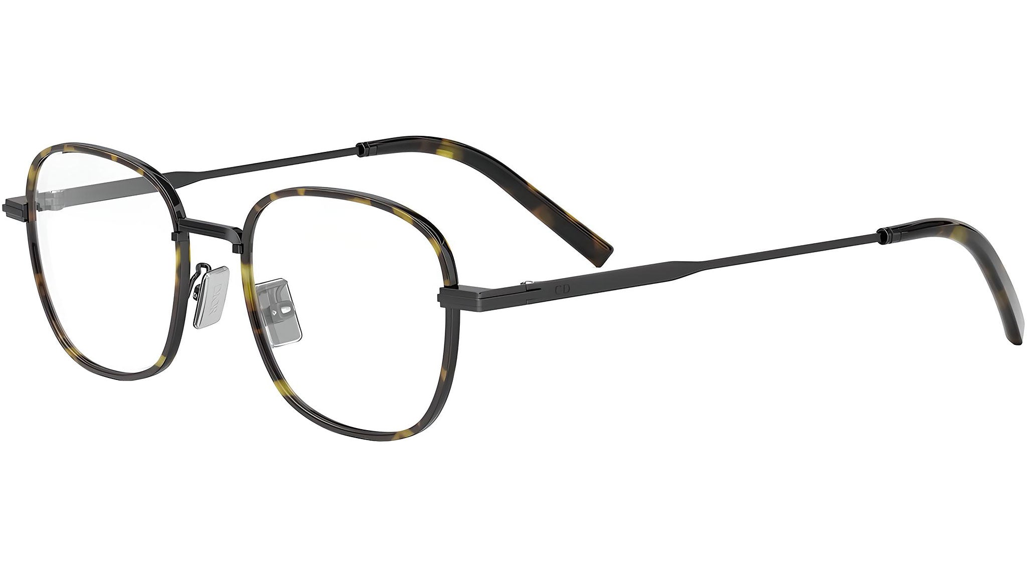 DiorBlackSuitO S22F Black Square Eyeglasses