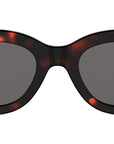 Triomphe Mini Havana Round Sunglasses