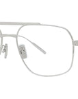 GV Speed Silver Rectangular Eyeglasses