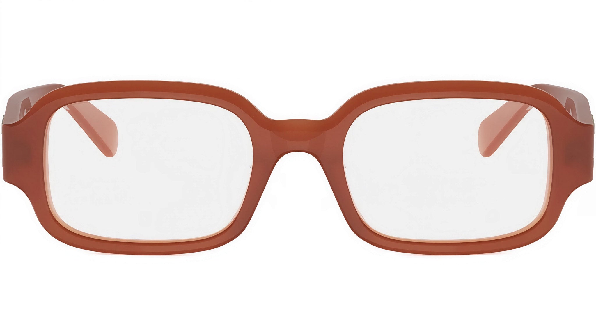 Triomphe Brown Rectangle Sunglasses
