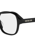 DiorPrismeO S6I Black Geometric Eyeglasses